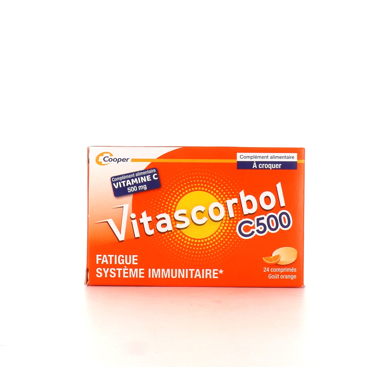 image VITASCORBOL - Vitamine C 500mg 24 comprimés à croquer